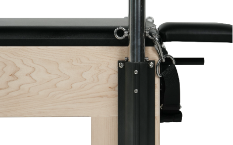 Pilates reformer mechanism detail